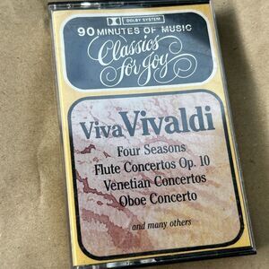 Viva Vivaldi Four Seasons… Cassette Ships N 24h
